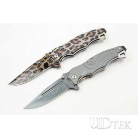 440 steel FENGXU Grey Firebird A668 Folding Blade Knife With Nylon Sheath UDTEK00659